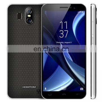 Ultra Slim 4G Phone HOMTOM S16,2GB+16GB 4 Camera 8MP 5.5 inch Android 7.0 Quad Core Fingerprint Id Standby Time 350 hours