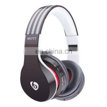 best selling free shipping OVLENG MX777 Wireless 3.0 Stereo Headset with Mic, Support FM wireless headphones