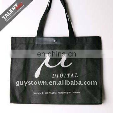 Custom Private Printed Brand Name Logo Eco-friendly Non Woven Promotional Shopping Bag photo-3