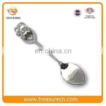 Custom Shiny Nickel Die Casting Cheap Bulk Souvenir Metal Tea Spoon