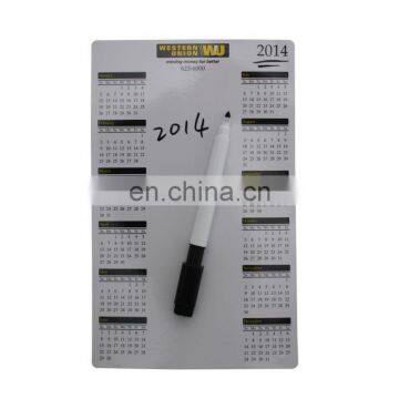 promotional quality oem printable company logo calendar