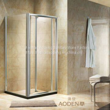 Clear Glass Square Folding Door Shower Room