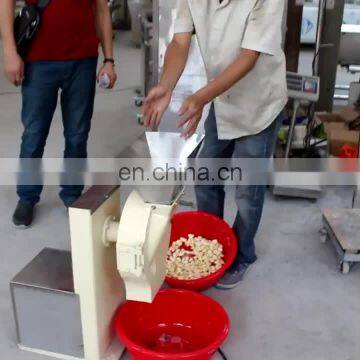 Stainless steel electric small oinon shallot garlic slicing machine