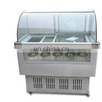 Ice cream show case/ice lolly display refrigerator with 16 pans