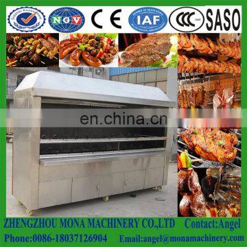 2016 high quality brazilian charcoal barbecue machine used in restaurant