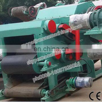 Easy to operate wood drum chipper