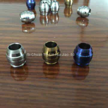 Anodized Titanium Lanyard Bead Set, EDC Key Chain / Knife Accessories photo-3