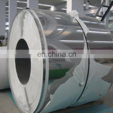 321 0.6t low price BA no.8 finish stainless steel coil strip factory in stock for sale