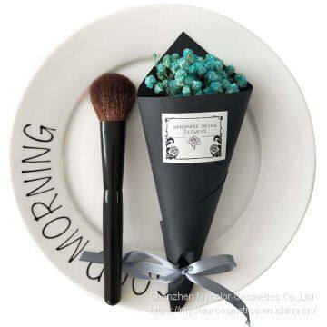 Factory Customized New High Quality XGF Wool Hair Portable Makeup Brush Powder Brush Foundation Brush OEM Blush Brush photo-3