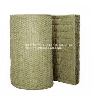 Fire Safety Rock Wool Blanket With Wire Mesh