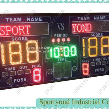 Gym Electronic LED Multisports Scoreboard for Basketball Handball Volleyball
