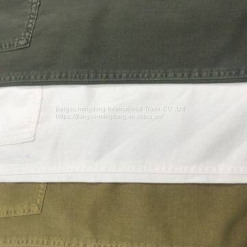 89%Cotton 11%Tencel Slub Broken Twill Fabric photo-3