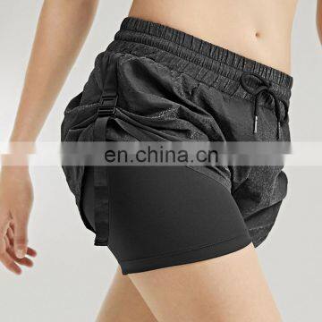 Athletic wear yoga fitness women gym shorts