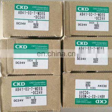 CKD Solenoid Valve Japan Solenoid Valve AB41-03-7-W2ES-DC24V photo-2