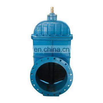 Large size DN300 DN350 DN400 DN450 DN500 DN600 DN800 DN1000 Factory high quality gate valves rubber seat 24" inch