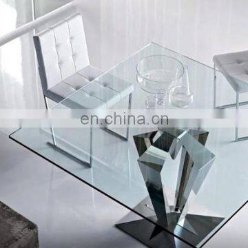 2019 Living room 10cm thickness tempered glass dining table tops