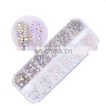 1440pcs Best Selling Shining Nail Crystals Rhinestones Flatback Glass Rhinestone Symphony Nail Decoration