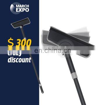 Masthome March Expo long handle window washing cleaner flexible cleaning wiper window squeegee
