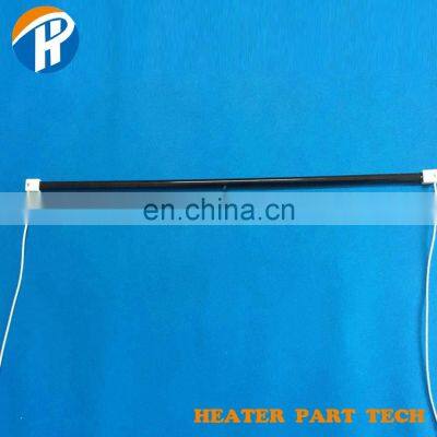 Burgundy Red Halogen Infrared Quartz Lamp Electric Heating Tube Elements photo-2