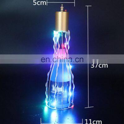 Multi Colors Battery Operated Led Champagne Bottle Sparklers for Wine Bar Club Nightclub photo-4