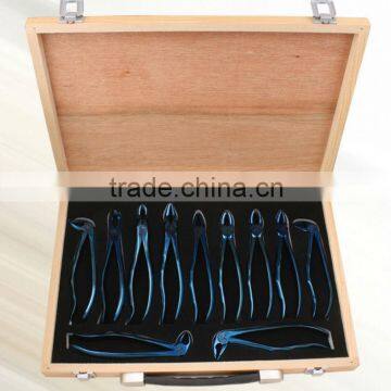 Extracting Forcep Kit set of 11 (Titanium Coated)