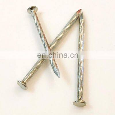 Twisted Spiral Spike Nails Common Concrete Pan Head Zinc Coated Nails