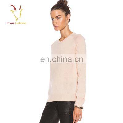 Ladies Knitted Pink Cashmere Sweater for Spring Knitwear photo-2