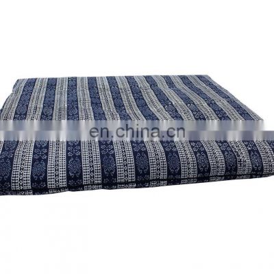 Premium Quality Full Block Printed Zabuton Meditation Cushion At Market Price