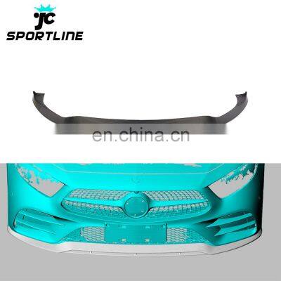 Carbon Fiber C257 Front Bumper Lip Spoiler for Mercedes Benz CLS400 CLS550 CLS53 AMG Sport 2018 2019