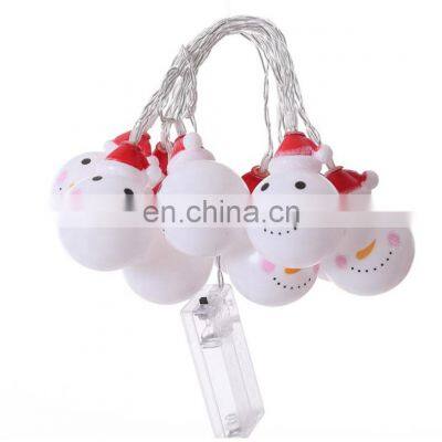 New Tonghua 2019 Holiday Decorative Garland Snowman 3m 20pcs LED Warm White/ Colors String Lamp