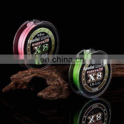 Best Quality 8 Strands Fishing Line 100m/150m 100% PE Braided Fishing Line photo-2