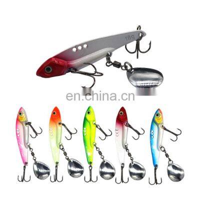 Factory price Luminous  7g 12g 18g  VIB Fishing Tackle Lures Vibration Fishing Topwater  Pesca Trout VIB Fishing Lure kit