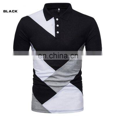 Latest Style Men's Polo Shirts Short Sleeve Muscle T-shirts Summer Blouse Tops photo-2