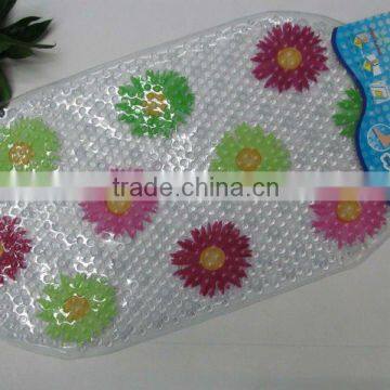 PVC bath printed bath mat mat anti-slip mat (JK-6636H)