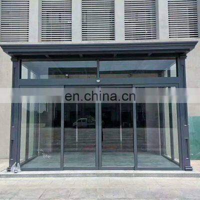 Commercial Aluminum Automatic Front Door Electric Glass Sliding Doors