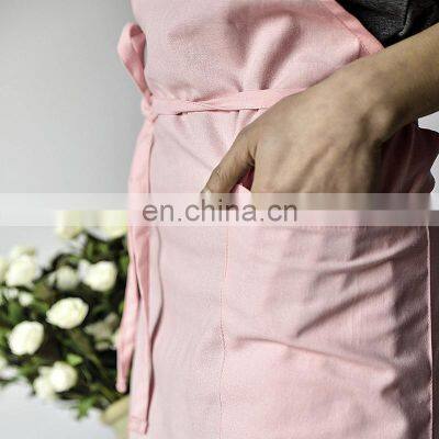 New Japanese Cotton Heavy Duty Custom Print Fashion Adult Florist Korea Work Ruffle Apron photo-3