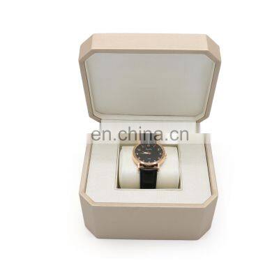 High-quality Custom Logo Modern Luxury Single Wrist Watch Box pu Leather Watch Box photo-4