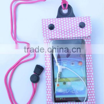 waterproof bag with earphone jack for galaxy s4