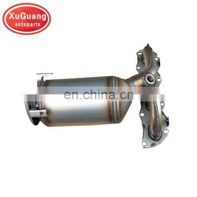 XG-AUTOPARTS fit for Volkswagen Polo 1.6 catalytic converter with exhaust manifold euro 4 catalyst inside