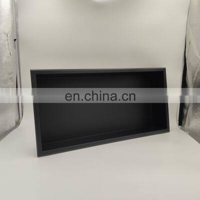 Bathroom Black 30 x 60 304 Stainless Steel Waterproof Recess Shower Niches Shelf 600mm Metal Wall photo-4