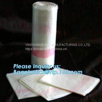 hospital disposable use pva material fabric water soluble plastic bag, Water Soluble Laundry Bag/Folding Washing Laundry