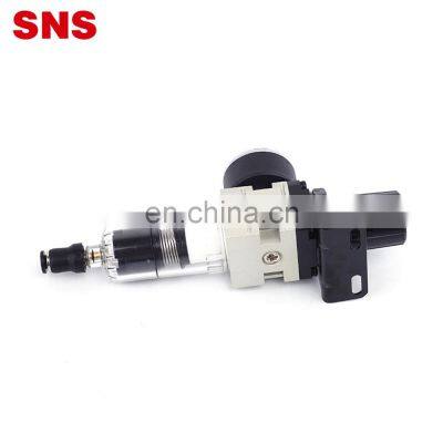 SNS Pneumatic AW Series Air Source Treatment Unit Air Filter Pressure Regulator With Gauge photo-4