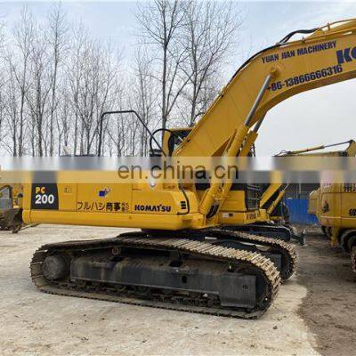 Second hand crawler excavator pc200 pc200-8 komatsu for sale