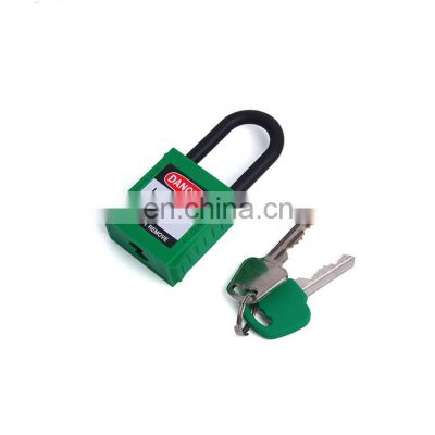 Industry Security Products Insulation Shackle Safety Plastic Padlock Locks For Sale