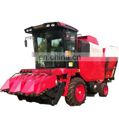 China original manufacturer  4 rows corn harvester and maize harvester and corn cob harvesting machine