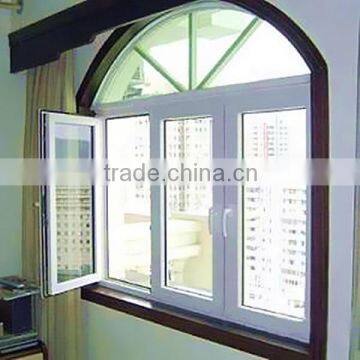 factory wholesale upvc arched storm windows