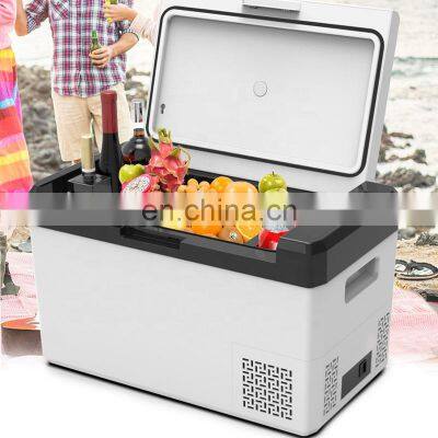 Brand compressor home AC and car 12/24v dc dual use 25L 26 Quart portable cooler box refrigerator for RV SUV truck boat party