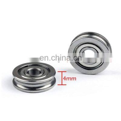 3D printer parts bearing U604  U-groove guide pulley bearing U604ZZ with U groove 604U 4*13*4