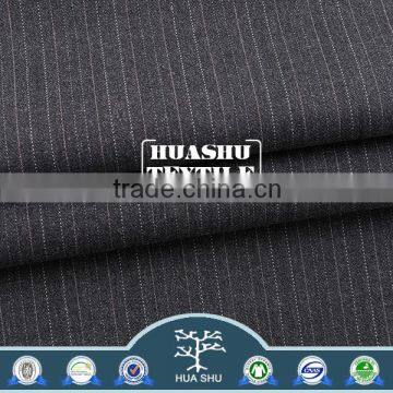 ISO9001 certification New style Environment-friendly business stripe fabric black and white