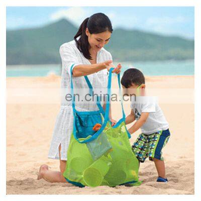 Cost Effective Premium Quality Sustainable Eco Friendly Reusable Custom Trendy Summer Cute Mesh Kids Beach Bag